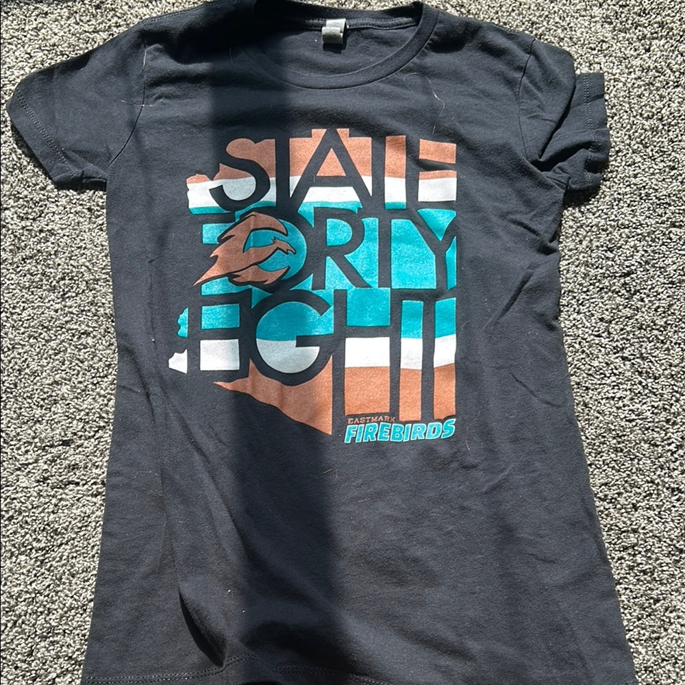 Next Level Apparel Black Graphic Tee